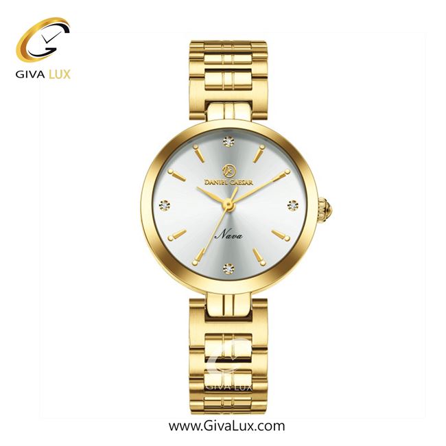 ساعت مچی اورجینال زنانه دنیل سزار طلایی | طلایی| نقره ای| کد رفرنس DC-1144