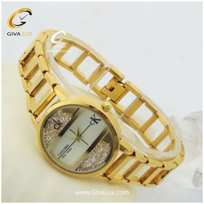 ساعت زنانه نگین متحرک کلوین کلین 