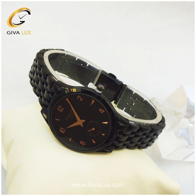 ساعت زنانه تیسوت دو موتوره بند فلزی 