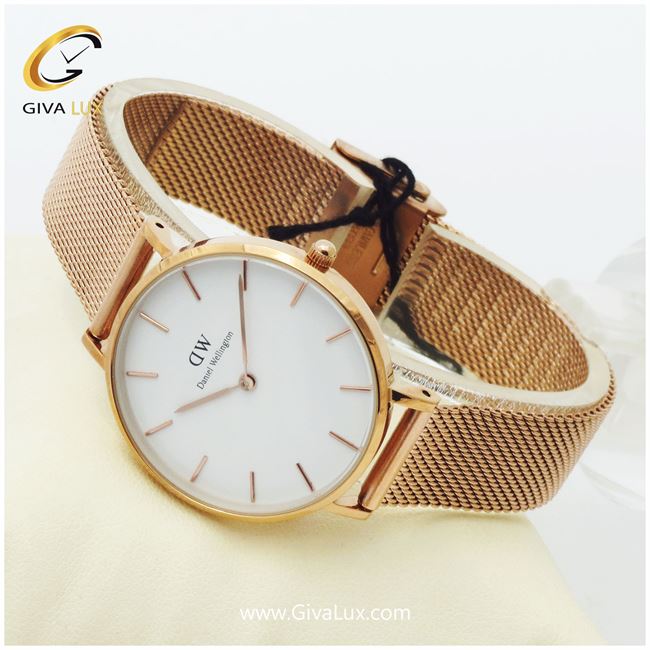 ساعت زنانه بندحصیری دنیل ولینگتون 