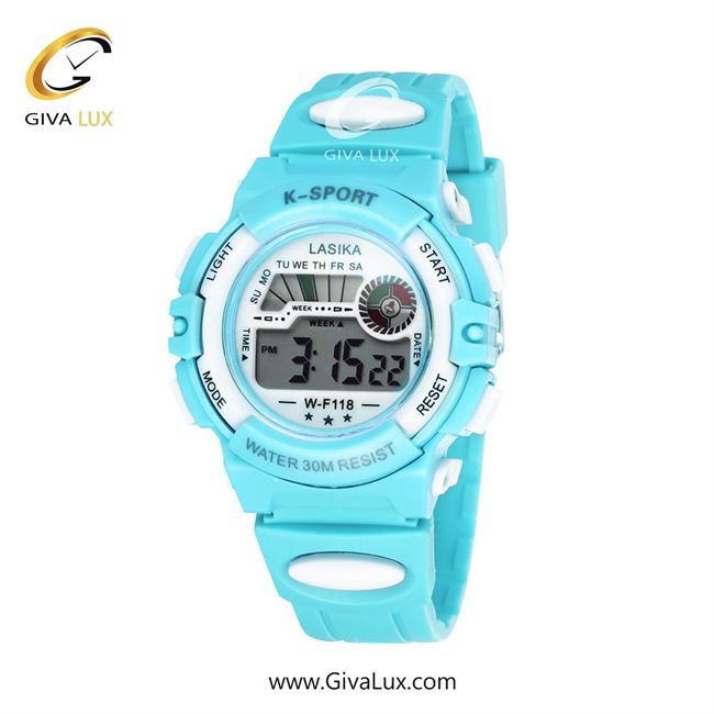ساعت مچی اورجینال زنانه-بچه گانه لاسیکا آبی-سفید | آبی| مشکی| کد رفرنس 118BU