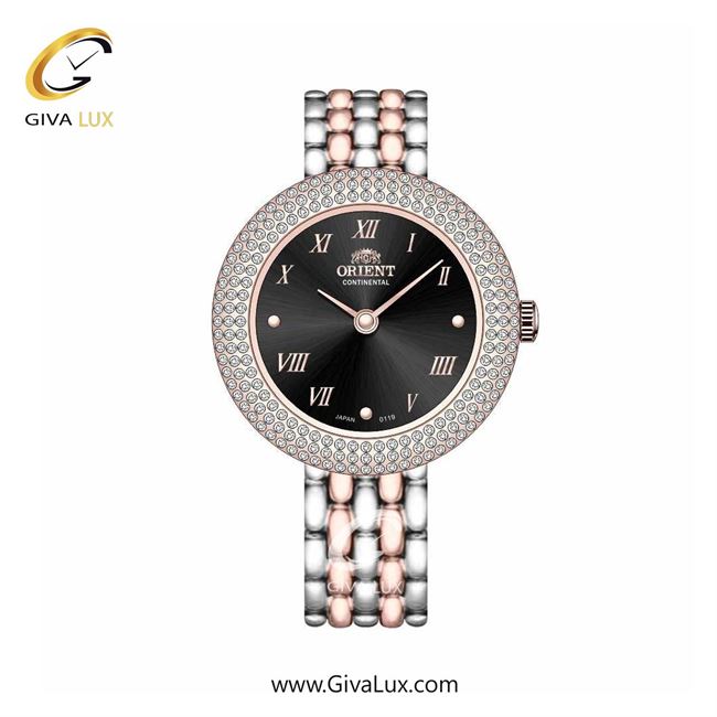 ساعت مچی اورجینال زنانه اورینت (کانتیننتال) | Orient (Continental) رزگلد | رزگلد-نقره ای| مشکی| کد رفرنس 0119