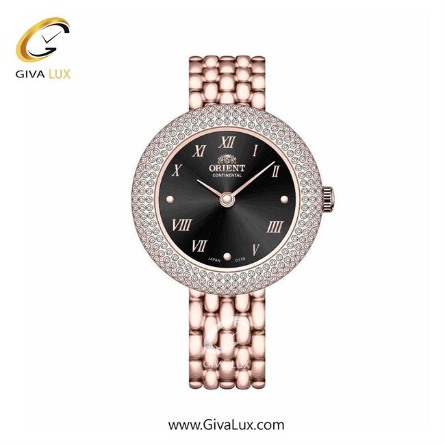 ساعت مچی اورجینال زنانه اورینت (کانتیننتال) | Orient (Continental) رزگلد | رزگلد| مشکی| کد رفرنس 0119
