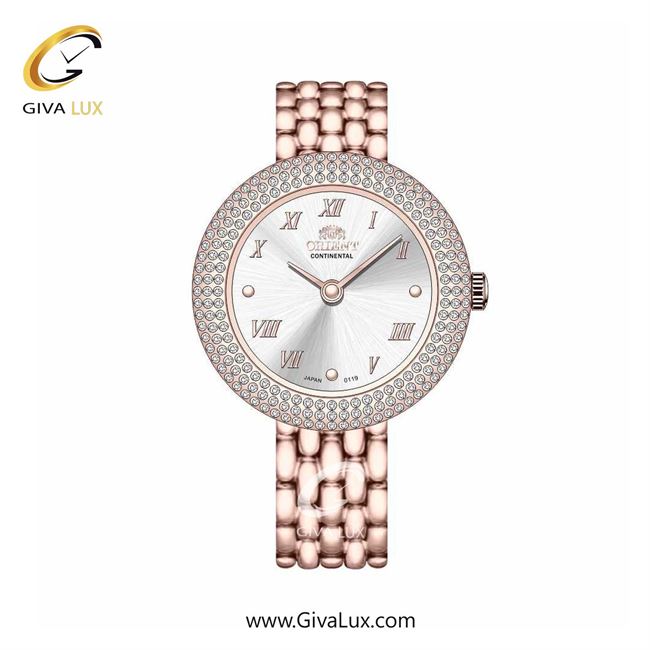 ساعت مچی اورجینال زنانه اورینت (کانتیننتال) | Orient (Continental) رزگلد | رزگلد| نقره ای| کد رفرنس 0119