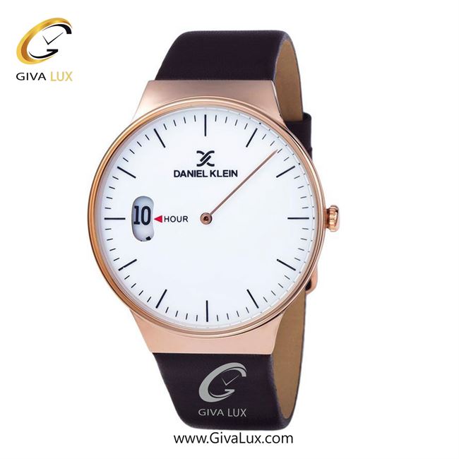 ساعت مچی اورجینال مردانه دنیل کلین رزگلد | قهوه ای| سفید| کد رفرنس DK11908-5