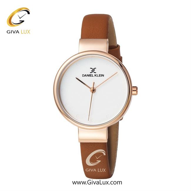 ساعت مچی اورجینال زنانه دنیل کلین رزگلد | عسلی| سفید| کد رفرنس DK11944-3