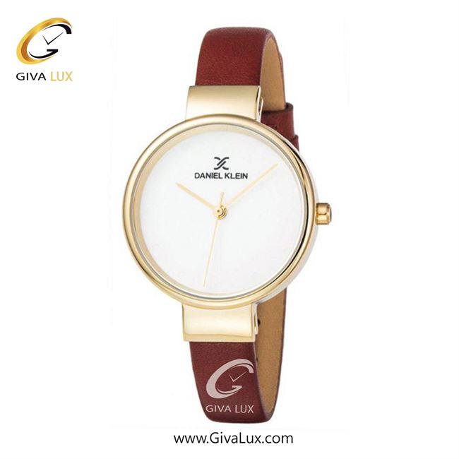 ساعت مچی اورجینال زنانه دنیل کلین طلایی | قهوه ای| سفید| کد رفرنس DK11944-6
