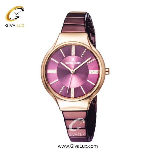 ساعت مچی اورجینال زنانه دنیل کلین رزگلد | زرشکی| زرشکی| کد رفرنس DK11947-7