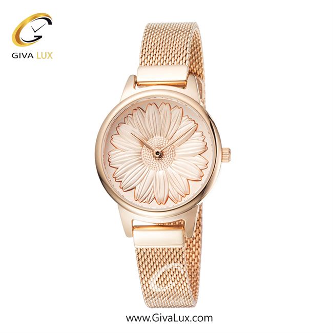 ساعت مچی اورجینال زنانه دنیل کلین رزگلد | رزگلد| رزگلد-گلدار/طرحدار| کد رفرنس DK11952-2