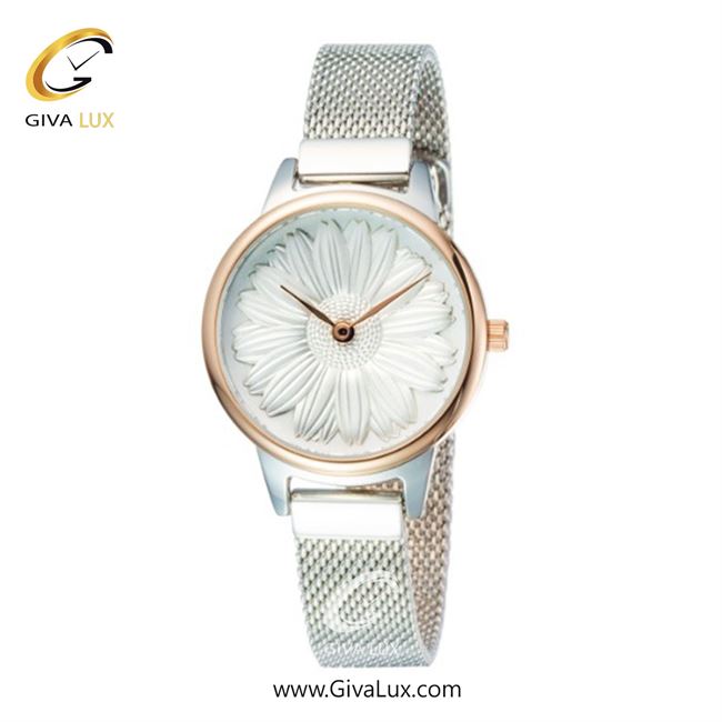 ساعت مچی اورجینال زنانه دنیل کلین رزگلد | نقره ای| گلدار/طرحدار-نقره ای| کد رفرنس DK11952-3