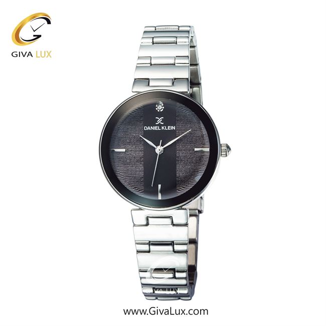 ساعت مچی اورجینال زنانه دنیل کلین نقره ای | نقره ای| مشکی| کد رفرنس DK11955-7