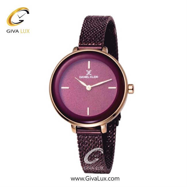 ساعت مچی اورجینال زنانه دنیل کلین رزگلد | زرشکی| زرشکی| کد رفرنس DK11960-7