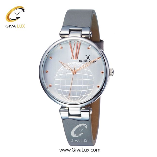 ساعت مچی اورجینال زنانه دنیل کلین نقره ای | طوسی| گلدار/طرحدار-نقره ای| کد رفرنس DK11963-6