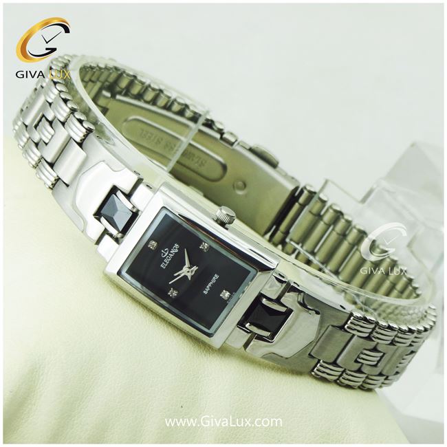 ساعت مچی زنانه الگانس موتور سوئیس بند استیل