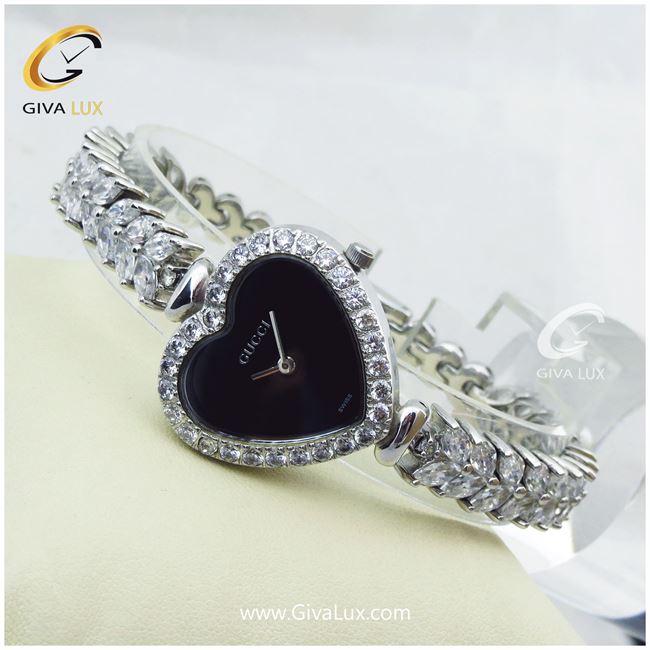 ساعت مچی اورجینال زنانه فول نگین KBS  طرح قلب مدل G81004