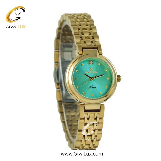 ساعت مچی اورجینال زنانه دنیل سزار طلایی | طلایی| سبز| کد رفرنس DC-1198
