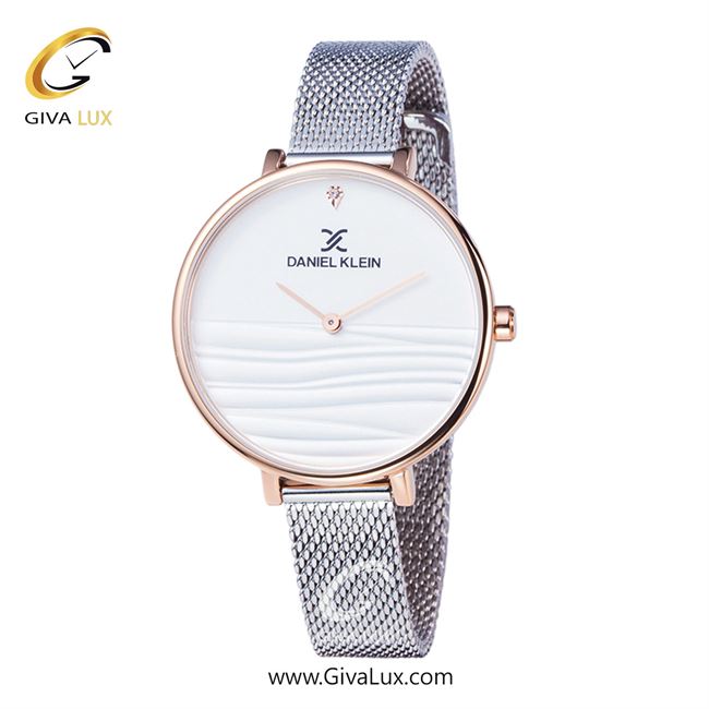 ساعت مچی اورجینال زنانه دنیل کلین رزگلد | نقره ای| نقره ای-گلدار/طرحدار| کد رفرنس DK11982-3
