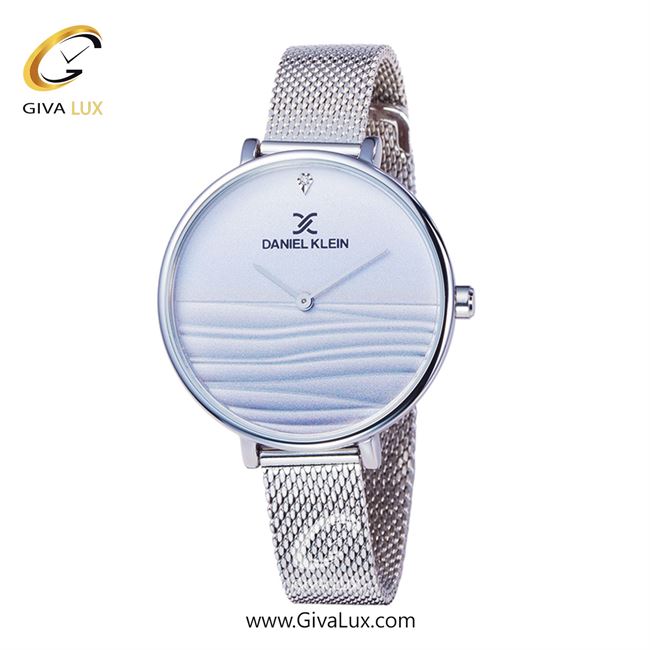 ساعت مچی اورجینال زنانه دنیل کلین نقره ای | نقره ای| گلدار/طرحدار-آبی| کد رفرنس DK11982-4