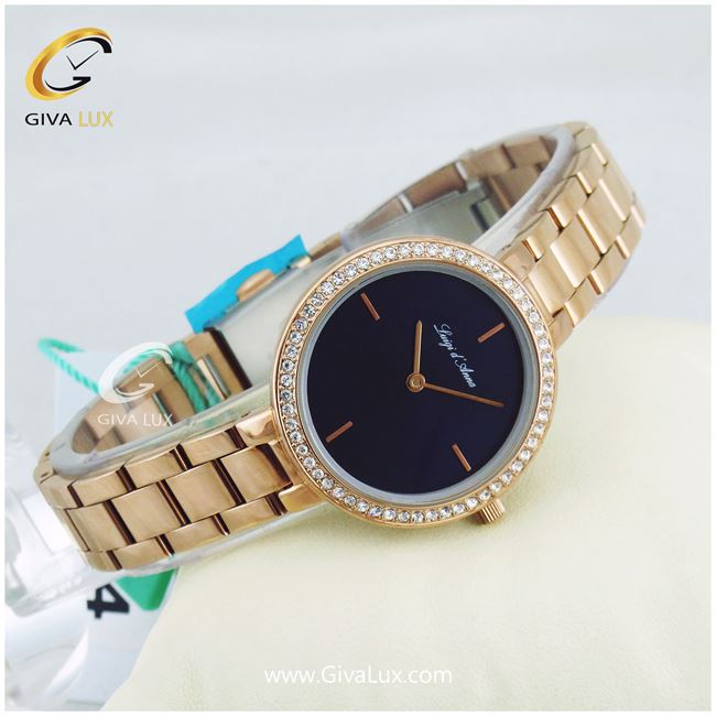 ساعت مچی اورجینال LdA | لوئیجی د آنا | Luigi d'Ana رزگلد | رزگلد| سرمه ای|