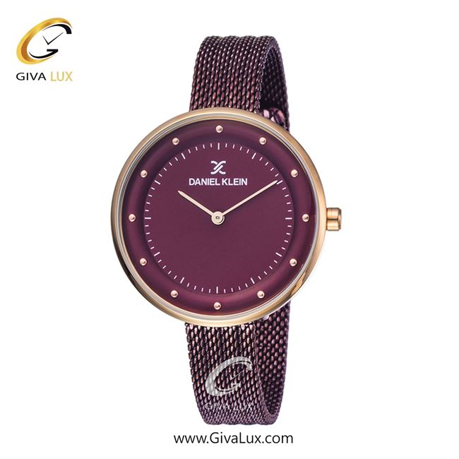 ساعت مچی اورجینال زنانه دنیل کلین رزگلد | زرشکی| زرشکی| کد رفرنس DK11984-7