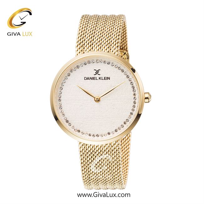 ساعت مچی اورجینال زنانه دنیل کلین طلایی | طلایی| طلایی| کد رفرنس DK11987-2