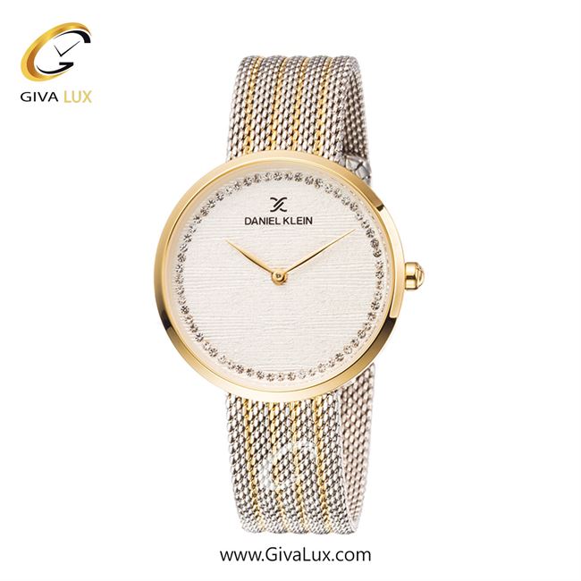 ساعت مچی اورجینال زنانه دنیل کلین طلایی | طلایی-نقره ای| طلایی| کد رفرنس DK11987-5