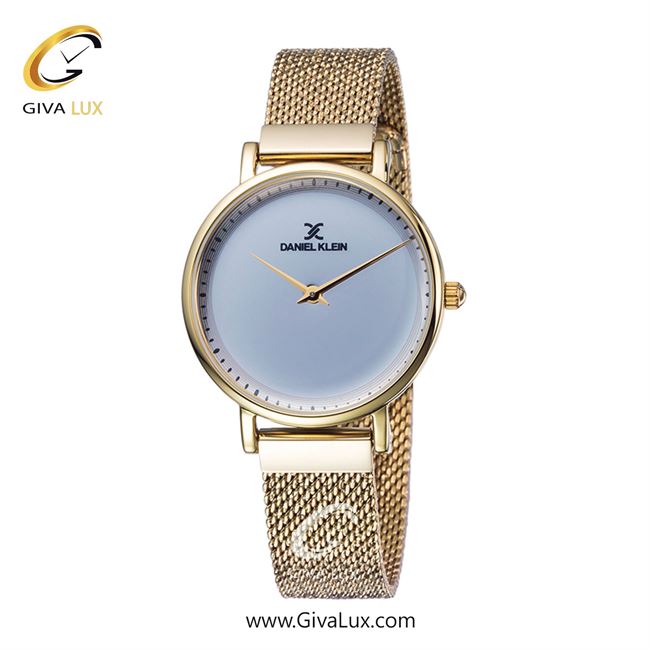 ساعت مچی اورجینال زنانه دنیل کلین طلایی | طلایی| آبی| کد رفرنس DK11988-4