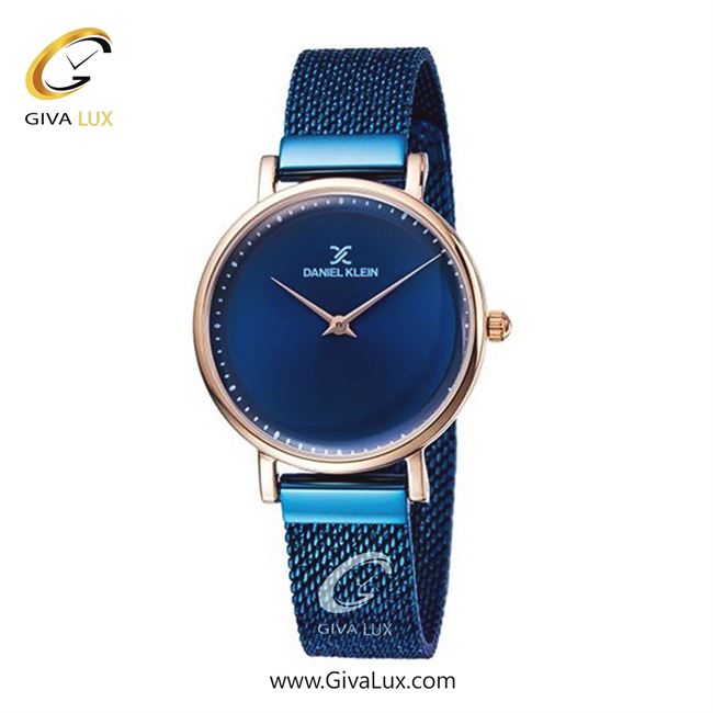 ساعت مچی اورجینال زنانه دنیل کلین رزگلد | آبی| سرمه ای| کد رفرنس DK11988-6