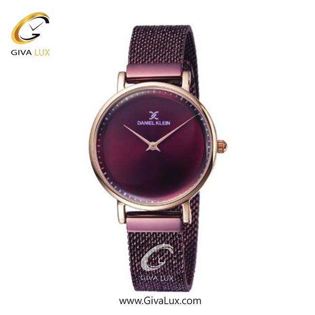 ساعت مچی اورجینال زنانه دنیل کلین رزگلد | زرشکی| زرشکی| کد رفرنس DK11988-7