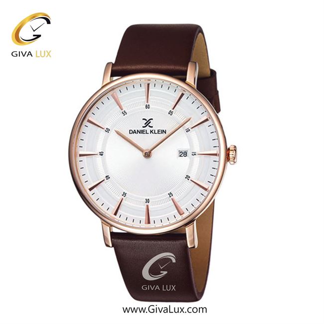 ساعت مچی اورجینال مردانه دنیل کلین رزگلد | قهوه ای| نقره ای| کد رفرنس DK11997-5
