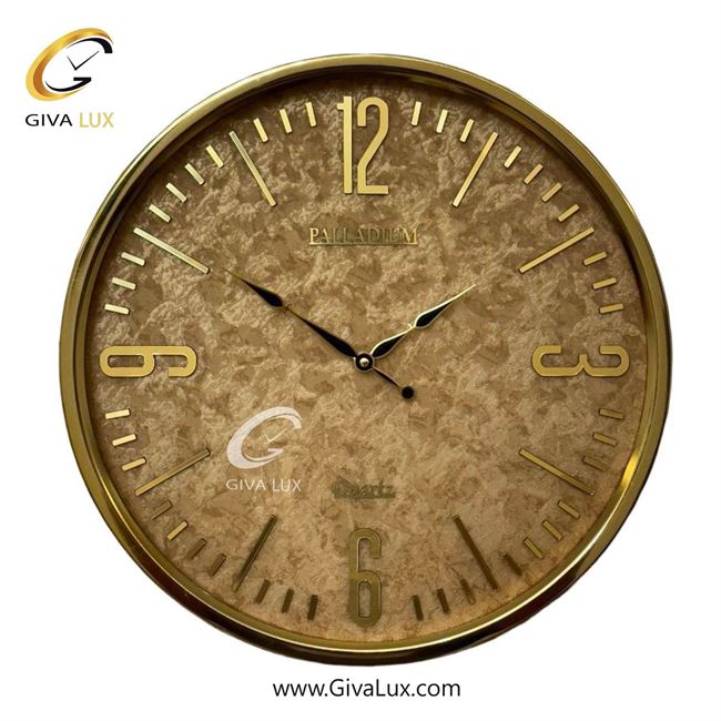 ساعت دیواری اورجینال پالادیوم آلیاژ فلزی طلایی| کد رفرنس X100