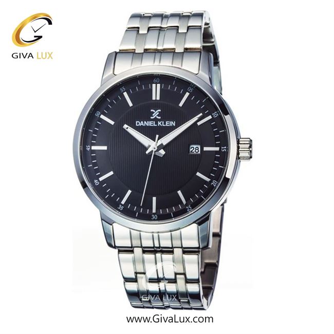 ساعت مچی اورجینال مردانه دنیل کلین نقره ای | نقره ای| مشکی| کد رفرنس DK12003-6
