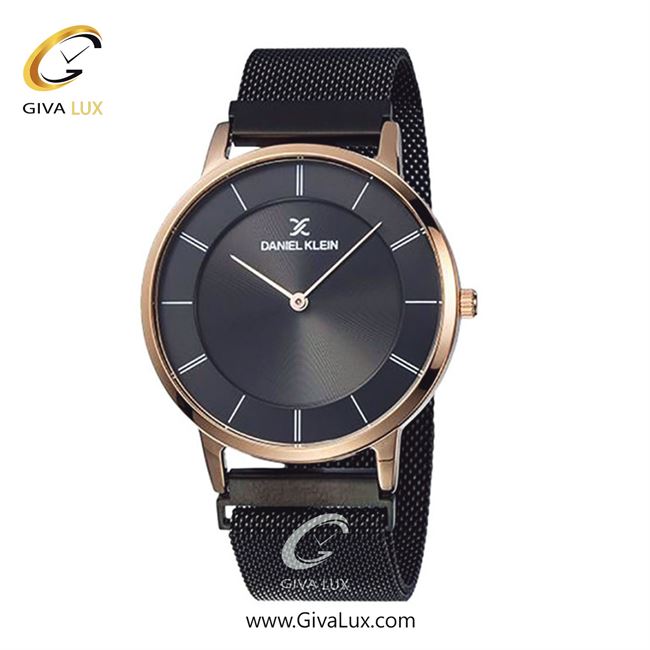 ساعت مچی اورجینال مردانه دنیل کلین رزگلد | مشکی| مشکی| کد رفرنس DK12007-2