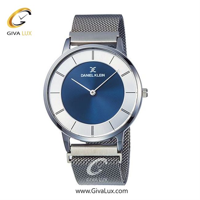 ساعت مچی اورجینال مردانه دنیل کلین نقره ای | نقره ای| سرمه ای-نقره ای| کد رفرنس DK12007-3