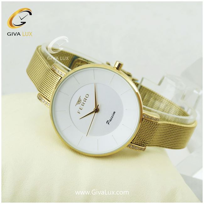 ساعت مچی اورجینال زنانه فرو FERRO مدل F81707CWT
