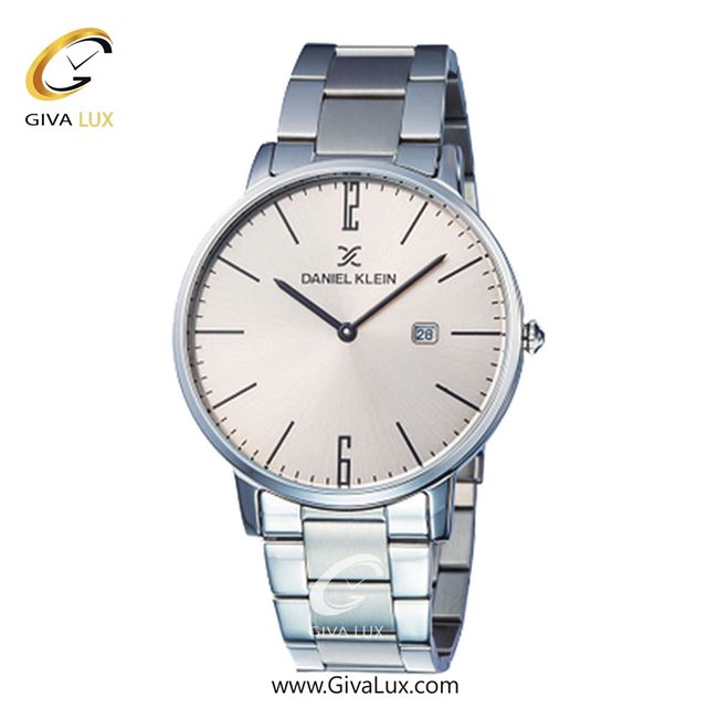 ساعت مچی اورجینال مردانه دنیل کلین نقره ای | نقره ای| کرم| کد رفرنس DK12008-2