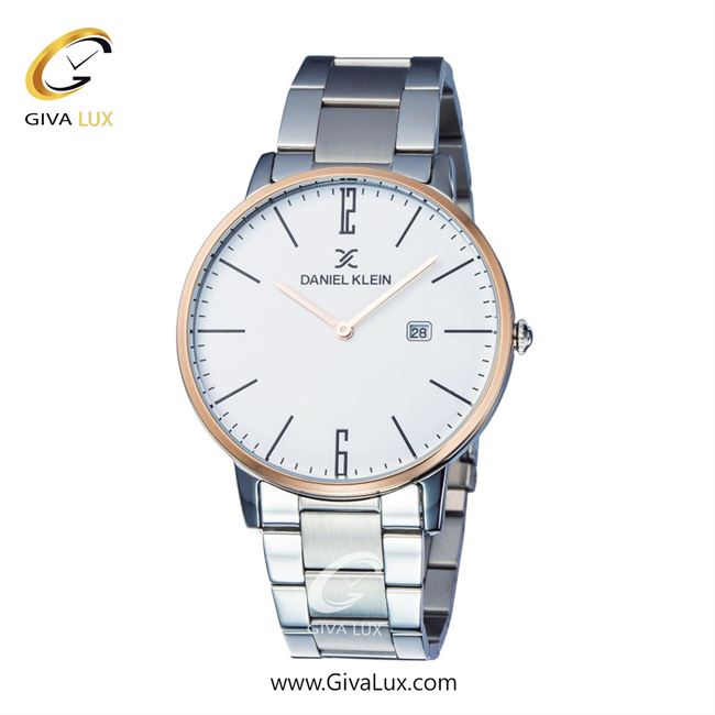 ساعت مچی اورجینال مردانه دنیل کلین رزگلد | نقره ای| سفید| کد رفرنس DK12008-4