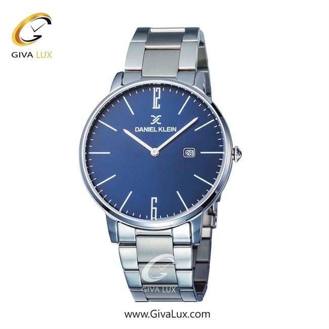 ساعت مچی اورجینال مردانه دنیل کلین نقره ای | نقره ای| سرمه ای| کد رفرنس DK12008-6