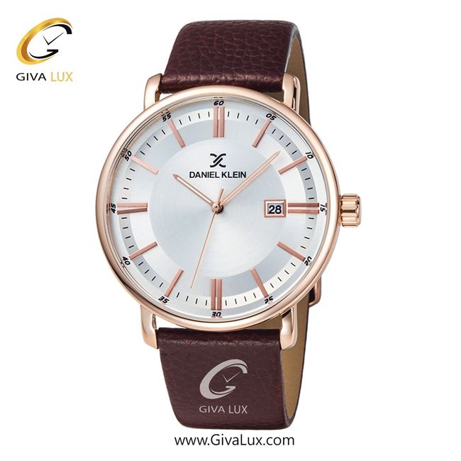 ساعت مچی اورجینال مردانه دنیل کلین رزگلد | قهوه ای| نقره ای| کد رفرنس DK12012-5