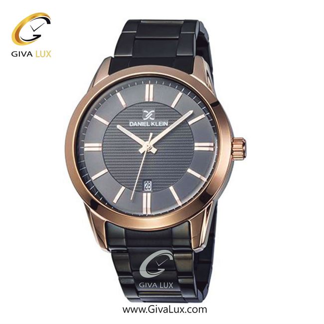 ساعت مچی اورجینال مردانه دنیل کلین رزگلد | مشکی| دودی|تیتانیوم| کد رفرنس DK12014-4