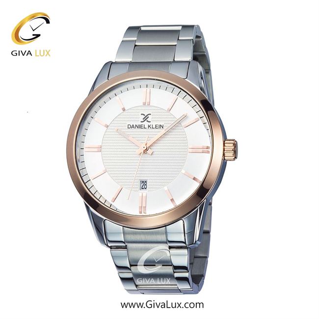 ساعت مچی اورجینال مردانه دنیل کلین رزگلد | نقره ای| سفید| کد رفرنس DK12014-6