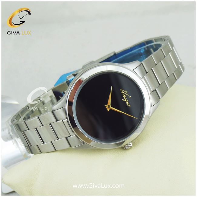 ساعت مچی اورجینال زنانه یونیک نقره ای | نقره ای| مشکی| کد رفرنس S507