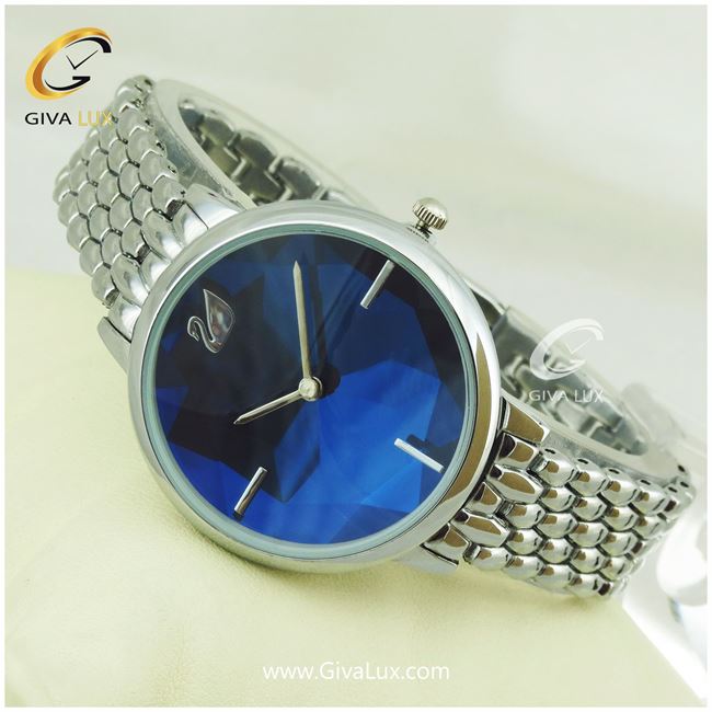 ساعت مچی زنانه سواروسکی بند فلزی