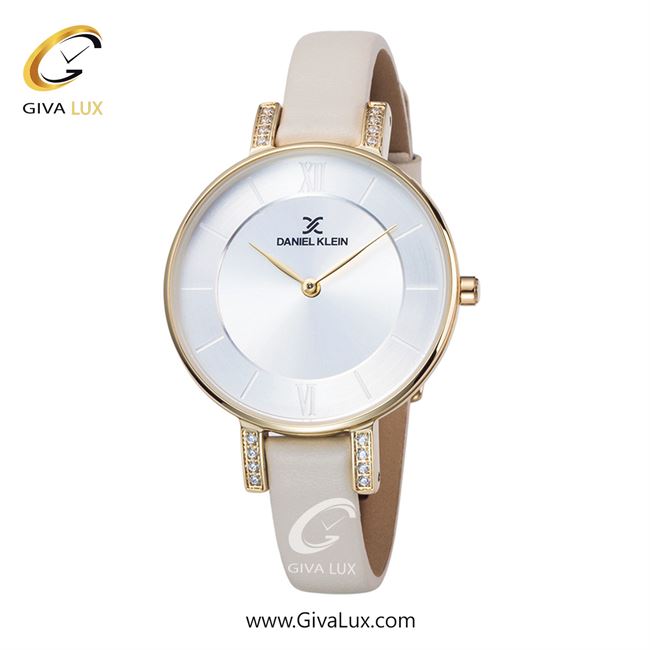 ساعت مچی اورجینال زنانه دنیل کلین طلایی | کرم| نقره ای| کد رفرنس DK12027-2