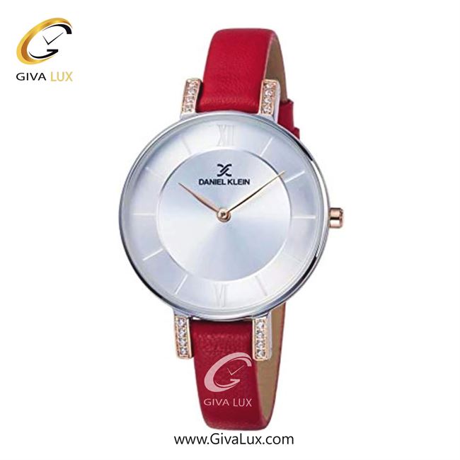 ساعت مچی اورجینال زنانه دنیل کلین نقره ای | قرمز| نقره ای| کد رفرنس DK12027-5