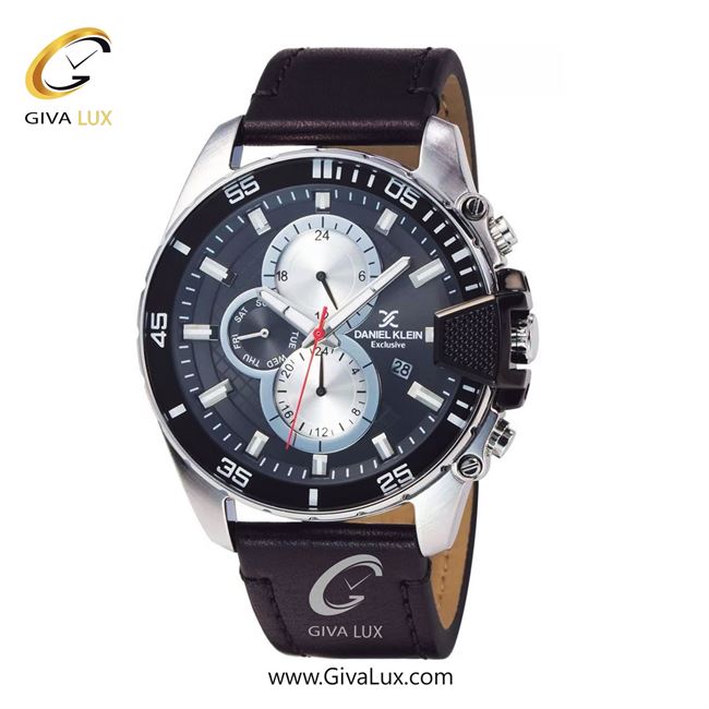 ساعت مچی اورجینال مردانه دنیل کلین سه موتوره فول تایم مشکی | مشکی| سرمه ای| کد رفرنس DK12035-2