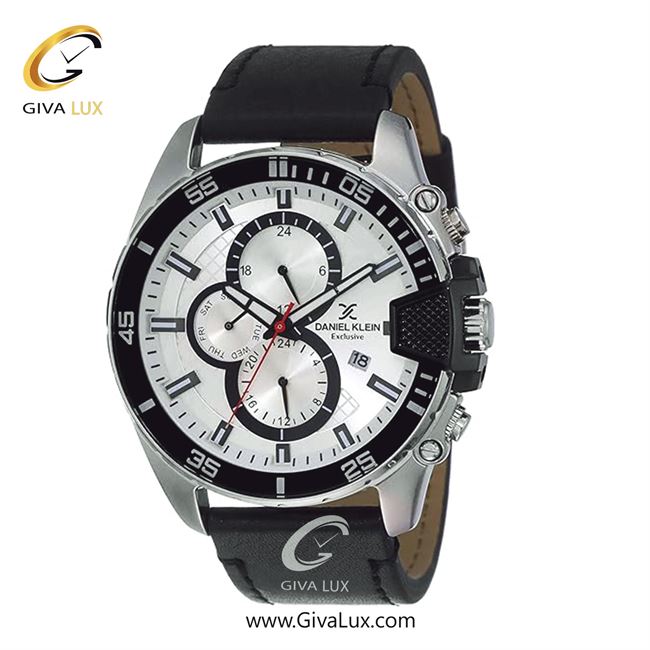ساعت مچی اورجینال مردانه دنیل کلین سه موتوره فول تایم مشکی | مشکی| نقره ای| کد رفرنس DK12035-4