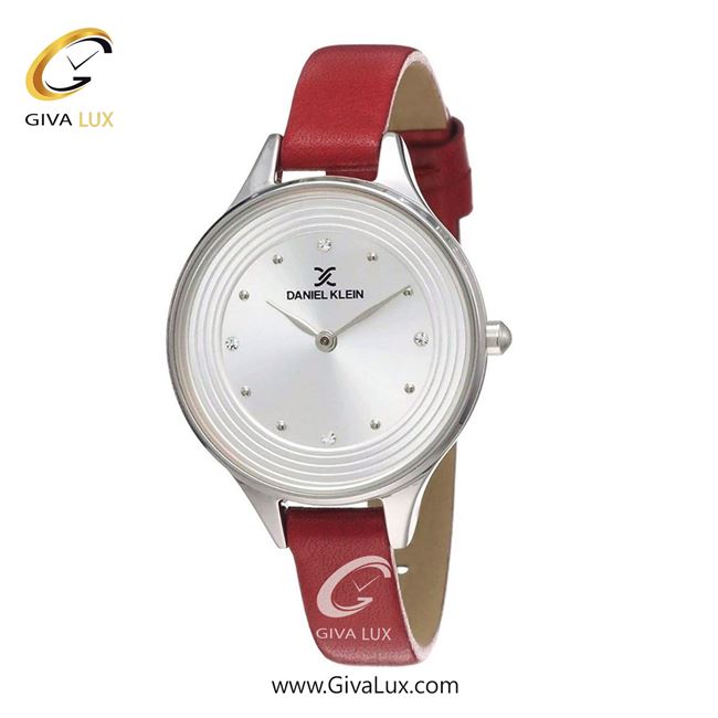 ساعت مچی اورجینال زنانه دنیل کلین نقره ای | قرمز| نقره ای| کد رفرنس DK12037-2