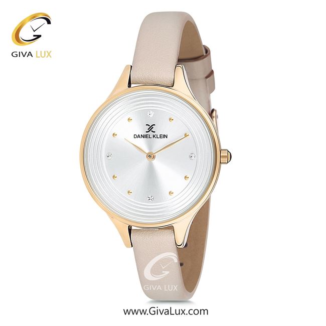 ساعت مچی اورجینال زنانه دنیل کلین طلایی | کرم| نقره ای| کد رفرنس DK12037-3