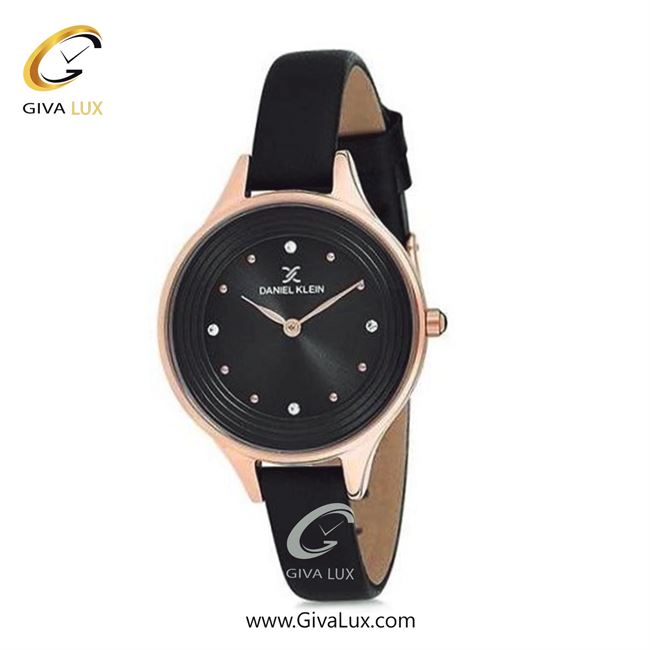 ساعت مچی اورجینال زنانه دنیل کلین رزگلد | مشکی| مشکی| کد رفرنس DK12037-6